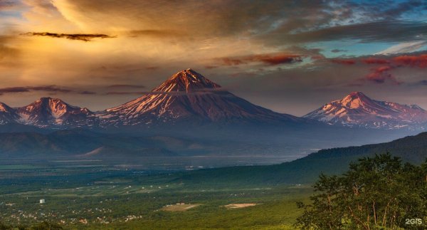 Камчатка Авачинский вулкан рассвет