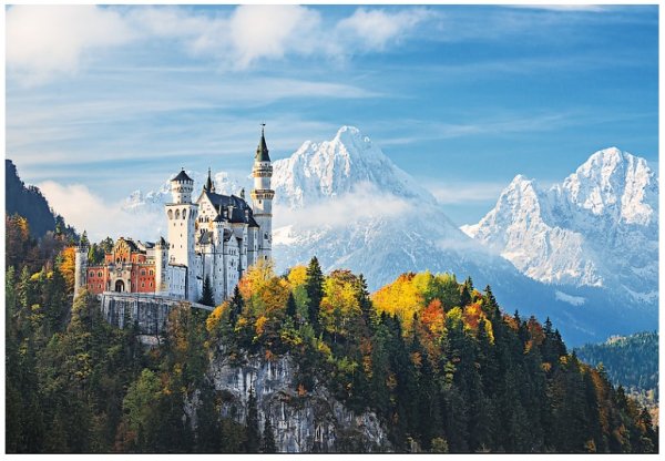 Замок Нойшванштайн Бавария Германия