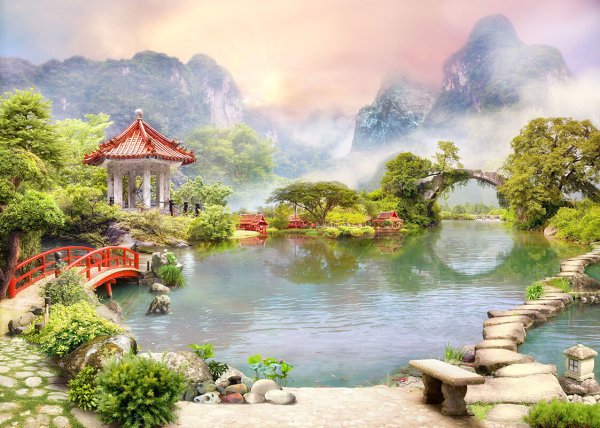 Восточный пейзаж