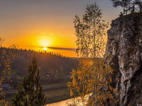 Золотая осень Вишера Пермский край