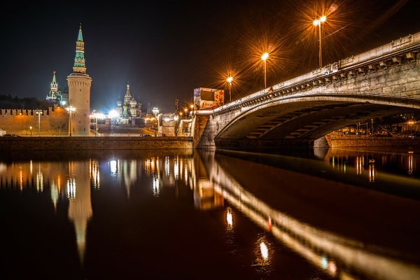 Красивый городской пейзаж Москва