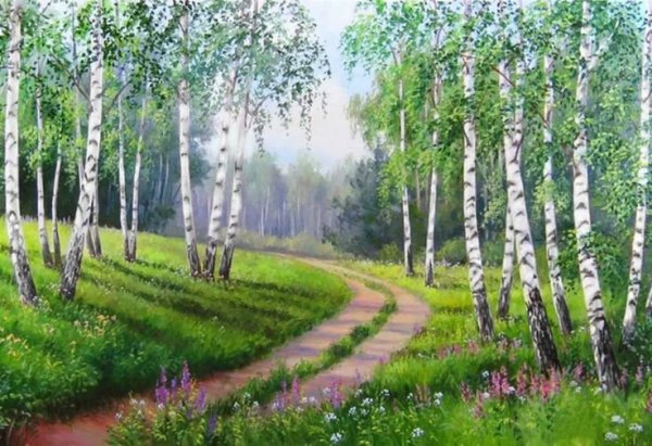 Художник Александр Былич лес