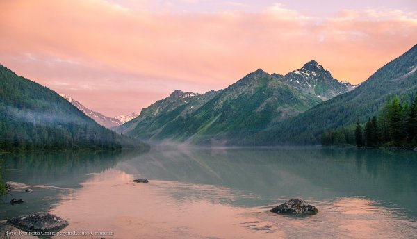 Пейзаж горного Алтая Алтая