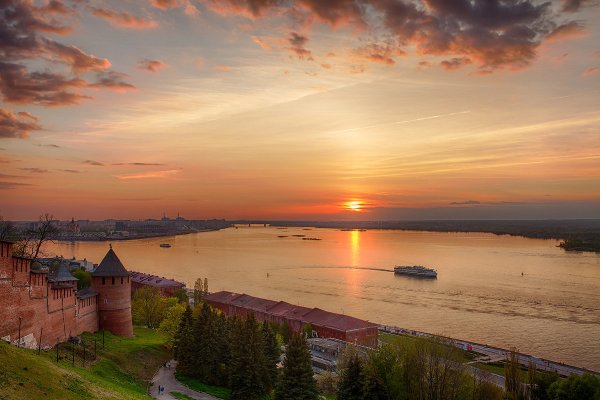 Река Волга Нижний Новгород