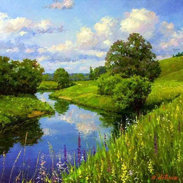 Художник Левина Виктория пейзажи