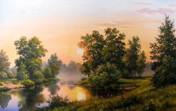 Картины пейзажи художник Покушева Елена