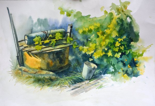 Пейзажи медовой акварелью