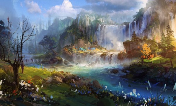 Фэнтези пейзажи