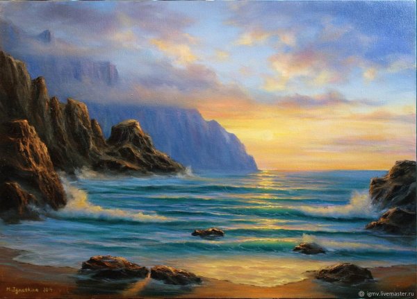 Море живопись Марина Игнаткина