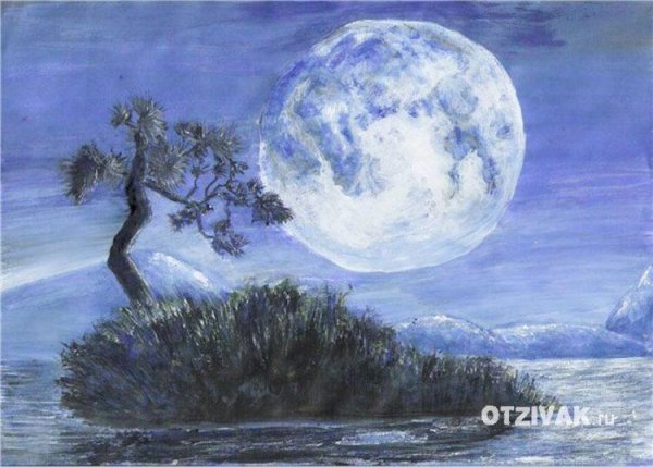 Ночь гуашью