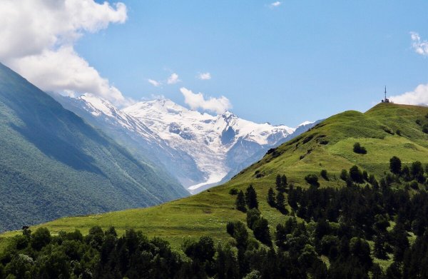 Пейзаж горный Дигорское ущелье