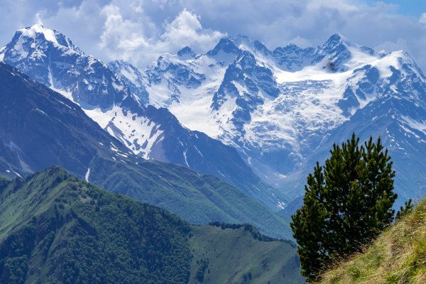 Северная Осетия в горах Кавказа