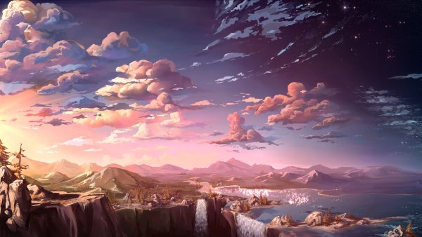 Аниме пейзаж