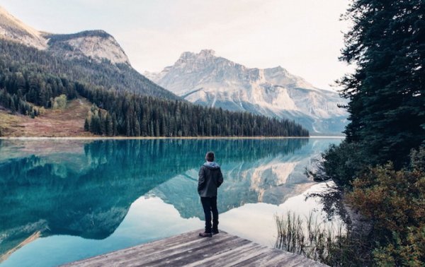 Пейзаж с людьми