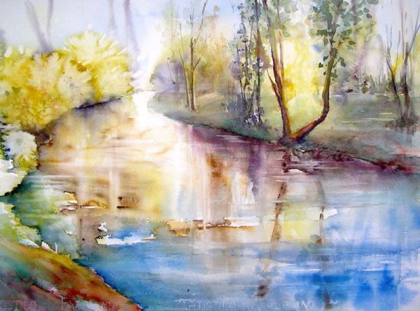 Жозетта Маррэль акварели