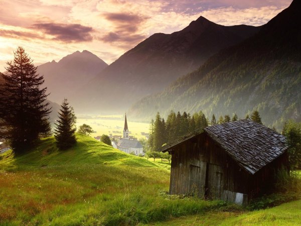 Деревня в горах