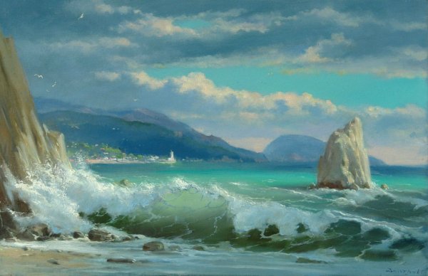 Маринист Георгий Дмитриев