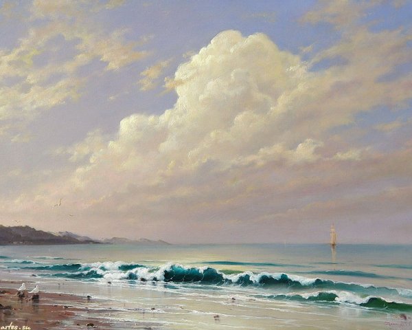 Георгий Дмитриев морской пейзаж живопись