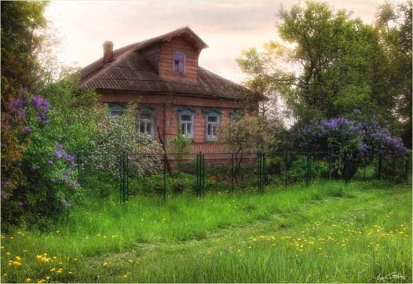 Художник Сергей Курицын Деревенские просторы