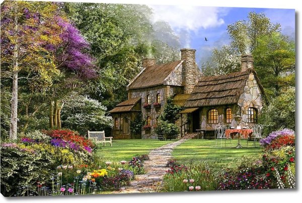 Боб Росс водяная мельница