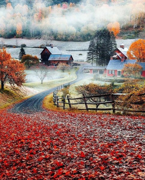 Осенний Вермонт США