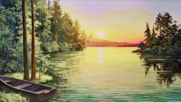 Пейзаж рисунок