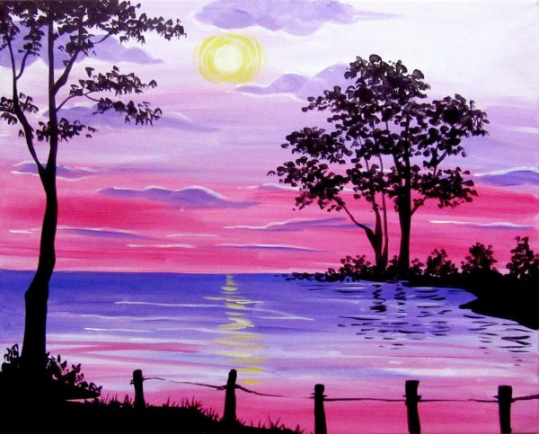 Пейзажи для рисования