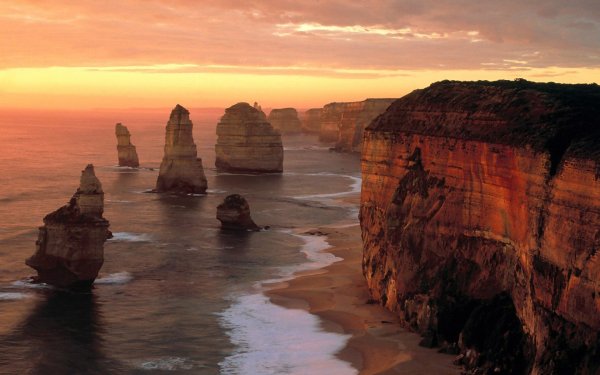 Двенадцать апостолов Австралия закат