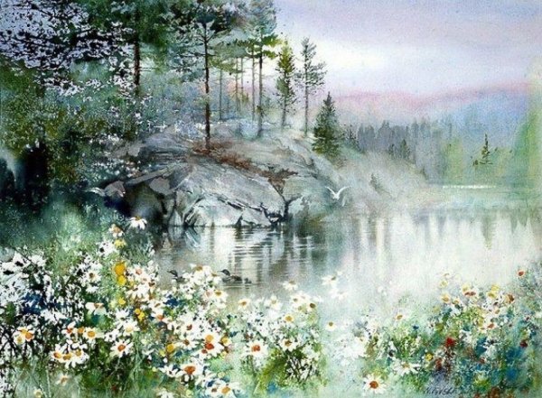 Нита ЭНГЛ акварель