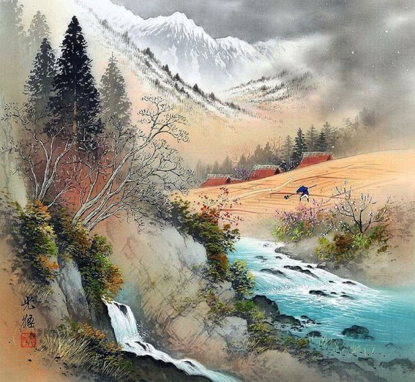 Японский художник Koukei Kojima