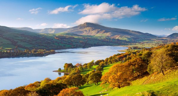 Сноудония Великобритания Луга