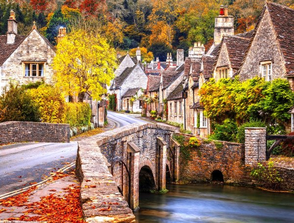 Касл комб самая красивая деревня в Англии