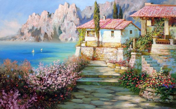 Александр Милюков Крымский пейзаж