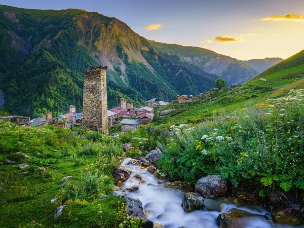 Грузия природа Сванетия