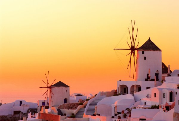 Mykonos at Sunset Puzzle