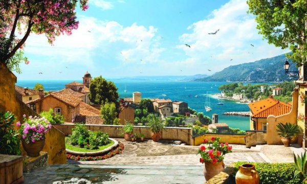 Фрески Апплико горы