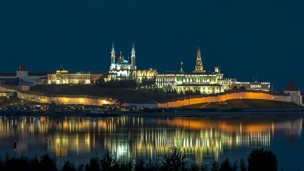 Ночной Кремль Казань