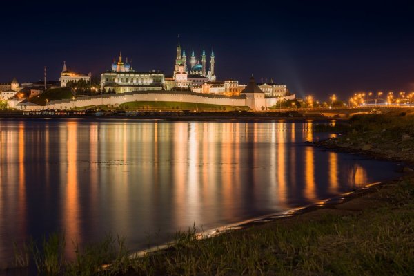 Набережная реки Казанка в Казани