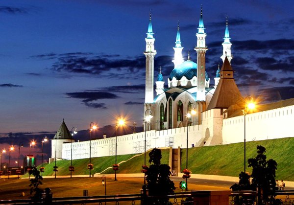 Ночной Кремль Казань