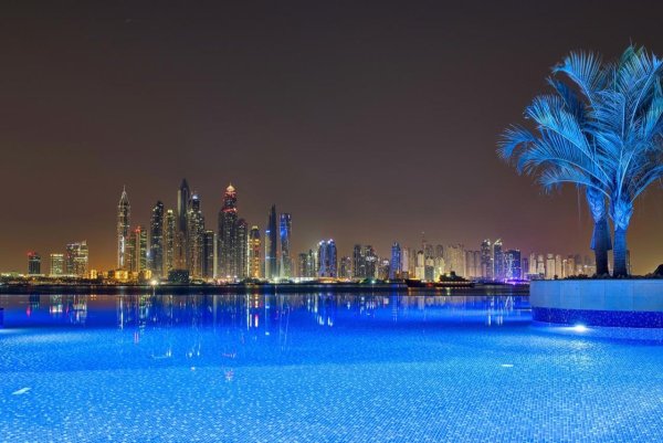 Ночной гостиница Пальма Дубай