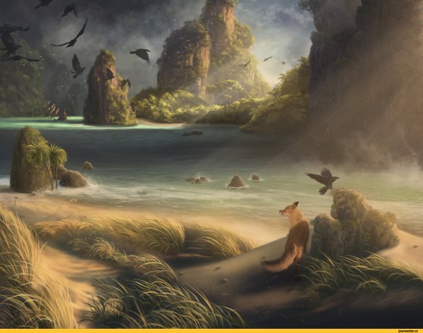 Красивые пейзажи с животными