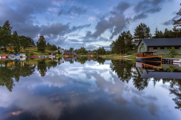 Река Торнео Швеция