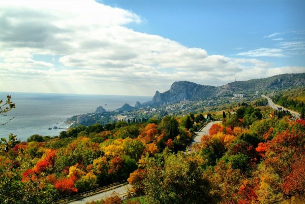 Крым осень Симеиз