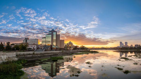 Река Миасс в Челябинске