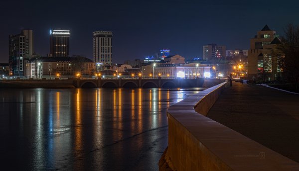 Челябинск Кировка ночью