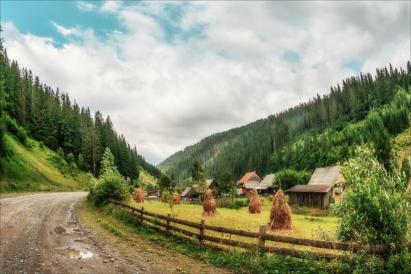 Карпаты деревня Гуцул