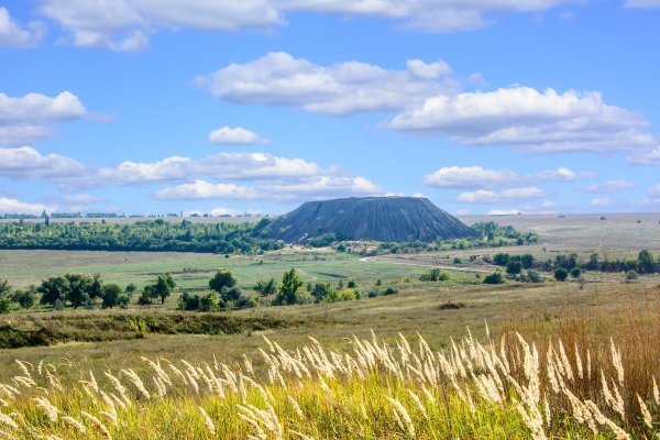 Донбасс степь Терриконы