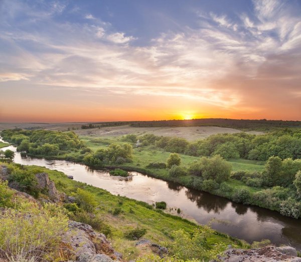 Донбасс степь Терриконы