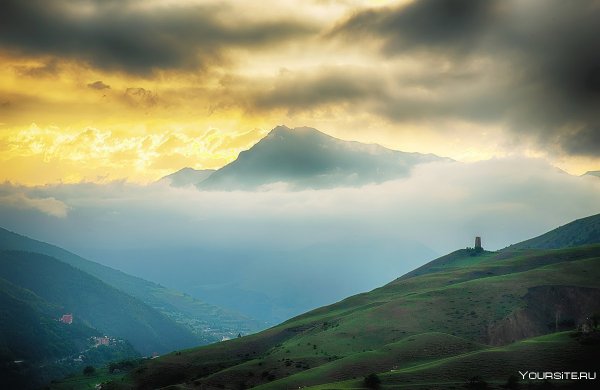 В Северной Осетии Дагестане горы