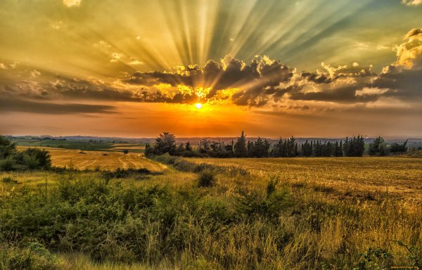 Красивый рассвет